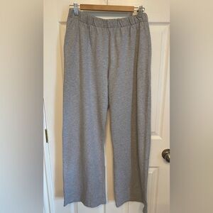 John Galt Brandy Melville Grey 100% cotton wide leg  sweat-pant Jogger OS
